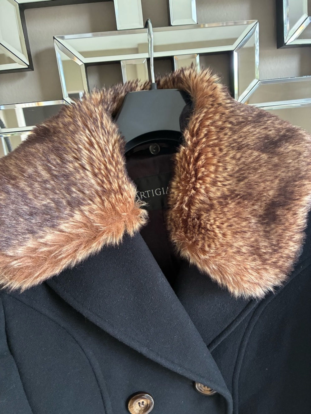 Absolutely Gorgeous Woman’s Sz 10,    ARTIGIANO Wool/CASHMERE COAT! 🌻🌻🌻🌻🌻🌻🌻🌻🌻🌻🌻🌻 - Picture 6 of 10